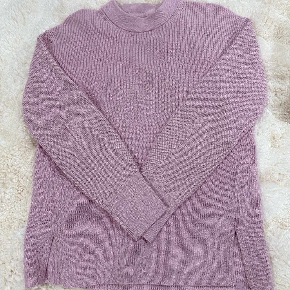 Lululemon Merino Wool-Blend Ribbed Crewneck Sweater